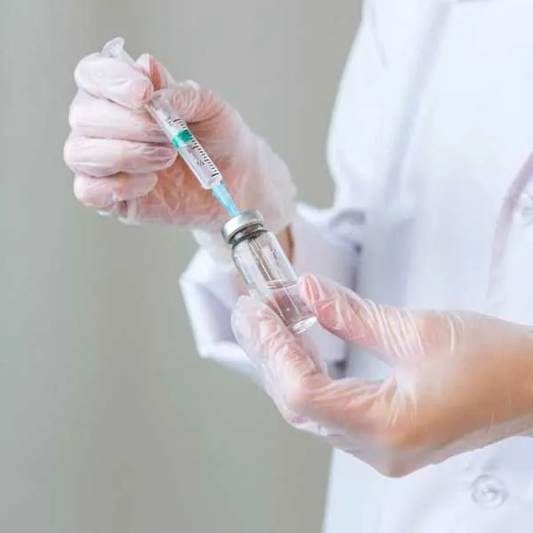 HRT being dosed in the Manila clinic.