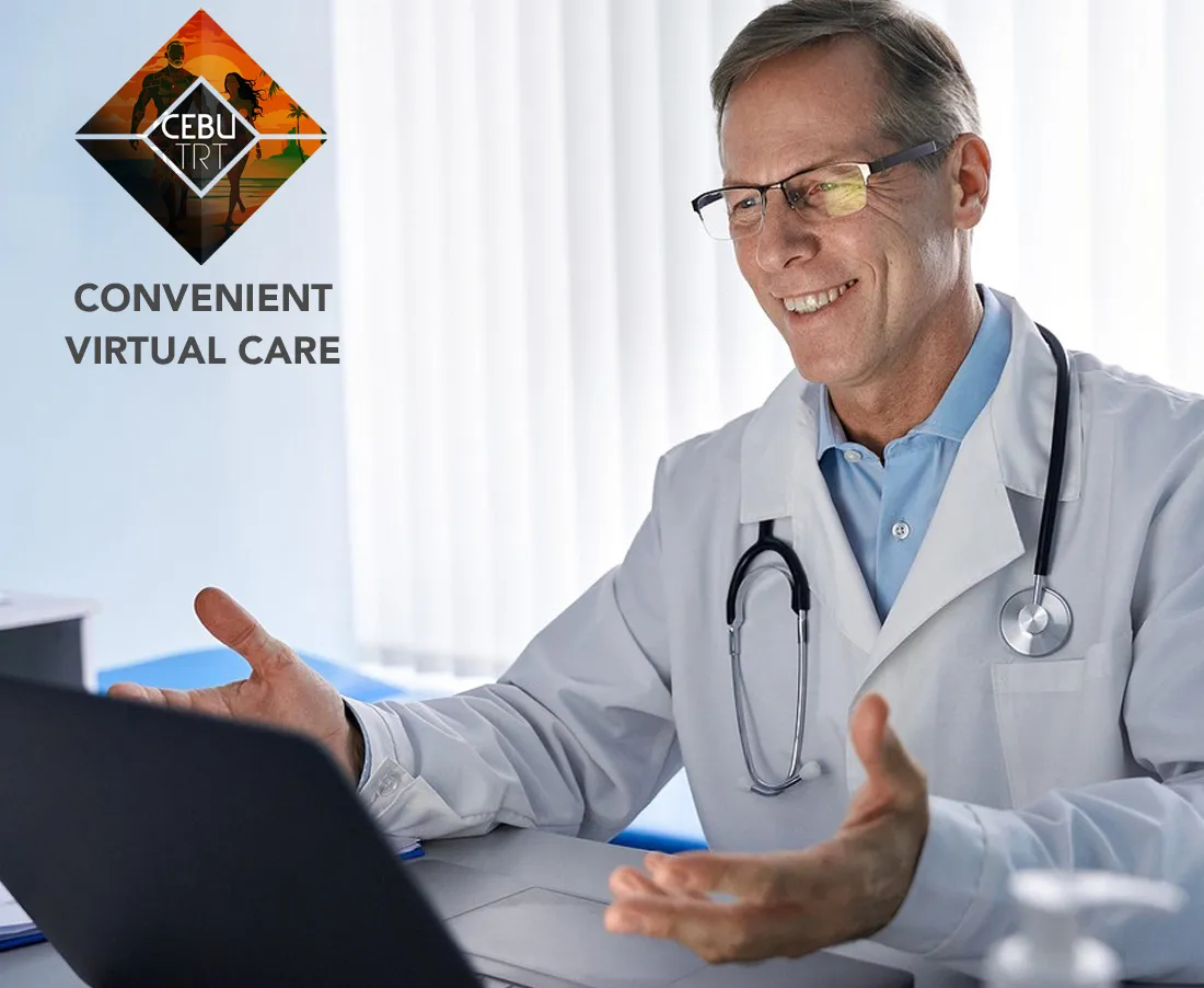 Clinician on a video consultation: convenient virtual care